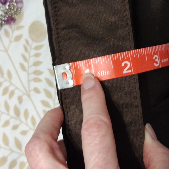 NWT Old Navy Brown Satin Clutch and Goodies - Picture 15 of 15